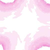 moldura quadrada abstrata, textura de fundo em tons da moda rosa claro em forma de aquarela. isolar vetor