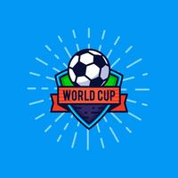 Emblema do logotipo da Copa do Mundo vetor