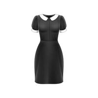 vestido vetor feminino preto