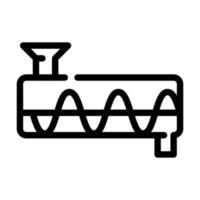 ícone de linha de equipamento purificador vector símbolo ilustração