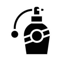 ilustração em vetor ícone de glifo de garrafa de spray aromático
