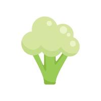 vetor plano de ícone de brócolis. repolho vegetal
