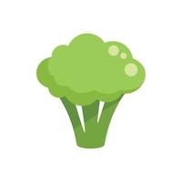 vetor plano de ícone de brócolis. comida de repolho