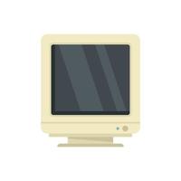 vetor plano do ícone do monitor do Macintosh. tela de computador