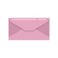 pictograma vetor plano do ícone do envelope. carta de correio