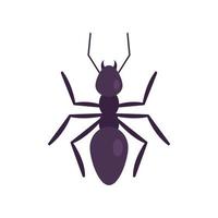 ícone de formiga da natureza, estilo simples vetor
