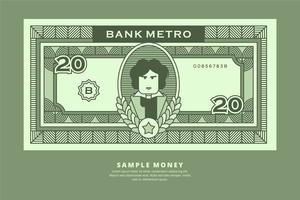 Exemplo de Ilustração do Dinheiro