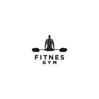 vetor de ícone de design de logotipo fitnes