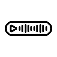 design de ícone de mensagem de voz vetor