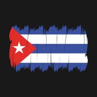 escova de bandeira cuba vetor