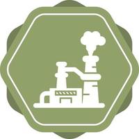 ícone de vetor de usina nuclear