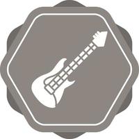 ícone de vetor de guitarra elétrica