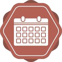 ícone de vetor de calendário