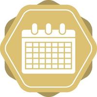 ícone de vetor de calendário