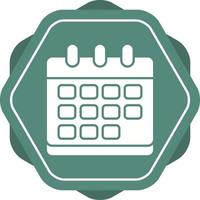 ícone de vetor de calendário