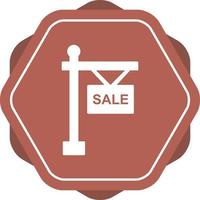 ícone de vetor de sinal de venda