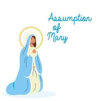 assunção milagrosa da celebração da virgem maria
