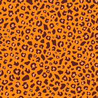 padrão sem emenda de leopardo moderno abstrato. fundo na moda dos animais. ornamento de pele estilizada. pontos. vetor