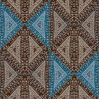 padrão sem emenda de mosaico de linha de traço à mão livre. ornamento bordado africano. azulejo boho vintage. papel de parede étnico geométrico abstrato. vetor