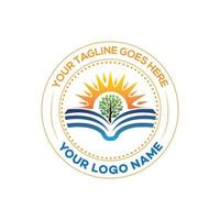 logotipo educacional para branding vetor
