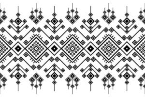 design tradicional geométrico étnico oriental sem costura padrão para fundo, tapete, papel de parede, roupas, embrulho, batik, tecido, vetor, ilustração, estilo bordado. vetor