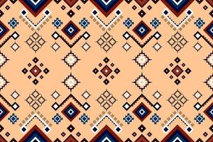 design tradicional geométrico étnico oriental sem costura padrão para fundo, tapete, papel de parede, roupas, embrulho, batik, tecido, vetor, ilustração, estilo bordado. vetor