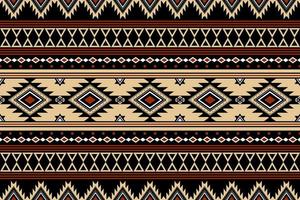 design tradicional geométrico étnico oriental sem costura padrão para fundo, tapete, papel de parede, roupas, embrulho, batik, tecido, vetor, ilustração, estilo bordado. vetor