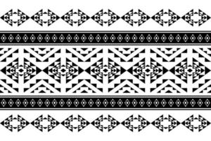 design tradicional geométrico étnico oriental sem costura padrão para fundo, tapete, papel de parede, roupas, embrulho, batik, tecido, vetor, ilustração, estilo bordado. vetor