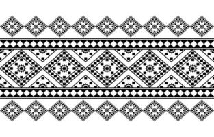 design tradicional geométrico étnico oriental sem costura padrão para fundo, tapete, papel de parede, roupas, embrulho, batik, tecido, vetor, ilustração, estilo bordado. vetor