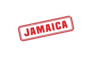 borracha de carimbo da jamaica com estilo grunge em fundo branco vetor