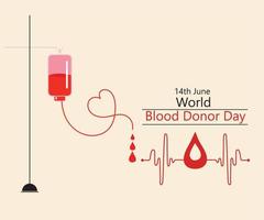 design de camiseta tipografia de doador de sangue vetor