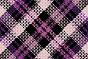 padrão xadrez tartan com cor escura. vetor