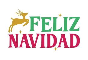 feliz navidad, citação de natal vetor