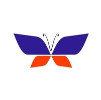 desenho de logotipo de borboleta vetor