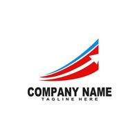 um design de logotipo simples e minimalista que pode ser lembrado e se tornar a identidade de uma empresa vetor
