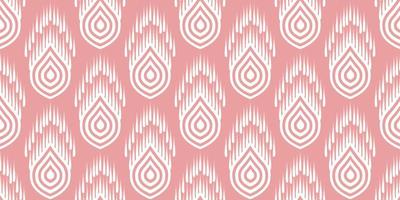 padrão sem emenda de ikat. vetor geométrico tribal africano fundo tradicional bordado indiano. moda boêmia. tecido étnico tapete batik ornamento chevron decoração têxtil papel de parede