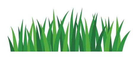 arbustos de grama verde natural decoram a cena dos desenhos animados de ecologia ambiental vetor