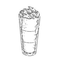 desenho de copo de café vetor desenhado à mão
