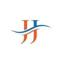 modelo de vetor de design de logotipo de negócios de carta jj inicial com tendência mínima e moderna. design de logotipo jj para empresas