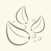 alho e vetor de pimenta em branco. design de logotipo de alho. símbolo de alho. papel de parede. espaço livre para texto.