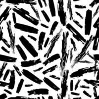 sem costura padrão com mancha de rabisco desenhado à mão escura sobre fundo branco. textura abstrata grunge. ilustração vetorial vetor