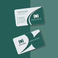 cartão de visita corporativo ou pessoal ou modelo de design de cartão de visita vetor