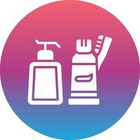 ícone de vetor de artigos de higiene