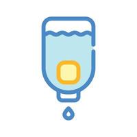 ilustração em vetor ícone de cor de garrafa de sabão líquido de saneamento