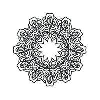 desenhos vetoriais de mandala de flores. fundo de arte mandala vetor