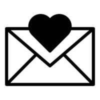 massagem dualtone preto valentine ilustração vetor e ícone do logotipo ano novo ícone perfeito.