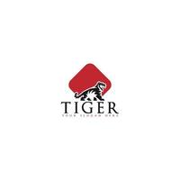 vetor de logotipo de tigre