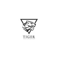 vetor de logotipo de tigre