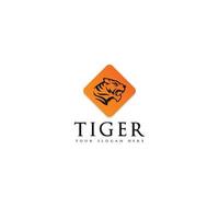 vetor de logotipo de tigre