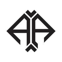 design de logotipo de letra aa. design de logotipo de letra inicial criativa aa. um conceito criativo de logotipo de letra inicial. vetor